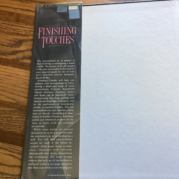 Finishing Touches Hardcover Book Interior Painting Decor Textures Techniques DIY - Picture 4 of 12